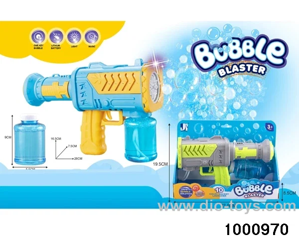 B/O bubble toys with light