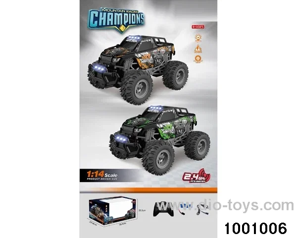 2.4G 1:14 rc car with light/include battery