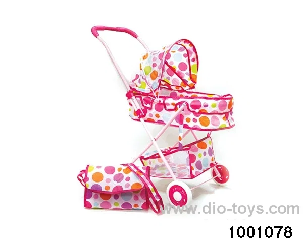 Baby stroller (iron) in PP bag with header