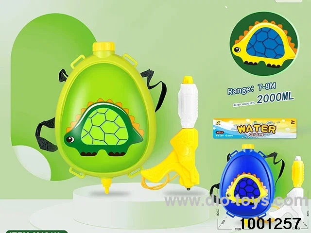 2000ml backpack water gun in PVC bag with header