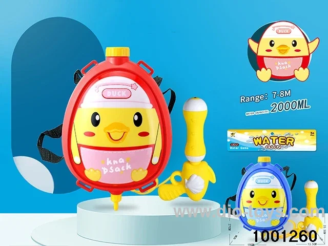2000ml backpack water gun in PVC bag with header