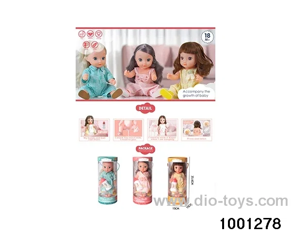 12-inch enamel doll suit in PVC Tin