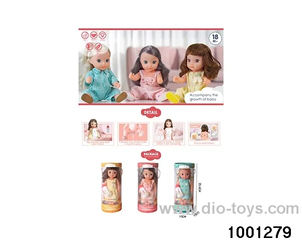 12-inch enamel doll suit in PVC Tin