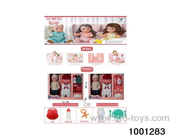 14-inch enamel doll suit in Hand box