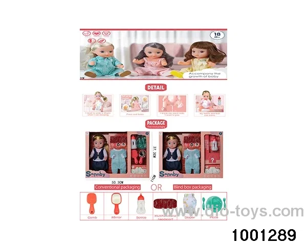 14-inch enamel doll suit in Hand box