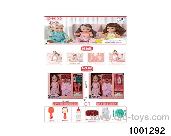 14-inch enamel doll suit in Hand box