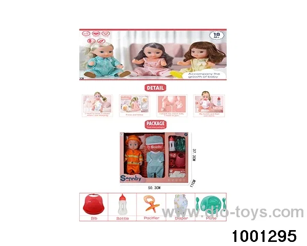 14-inch enamel doll suit in Hand box