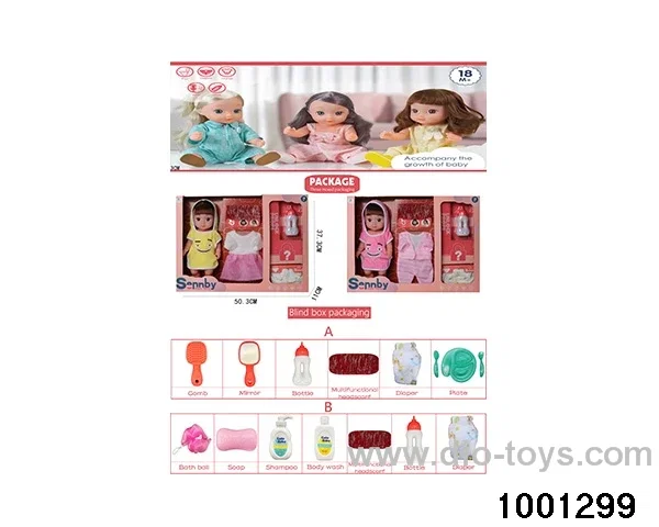 14-inch enamel doll suit in Hand box