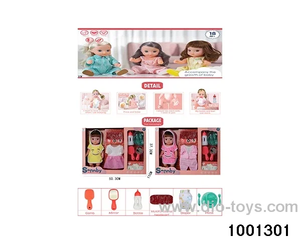 14-inch enamel doll suit in Hand box