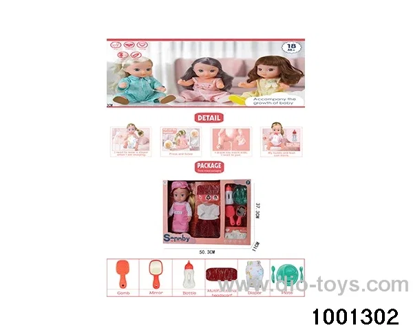 14-inch enamel doll suit in Hand box