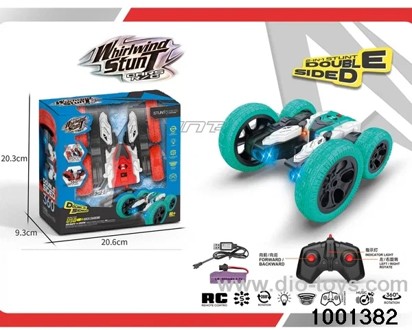 2.4G rc stunt car with light/include battery