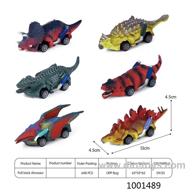 Huili dinosaur racing car in opp bag