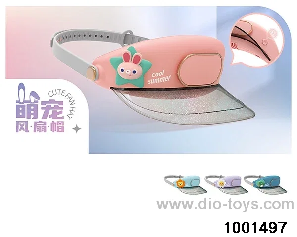 Star rabbit hat fan in color box