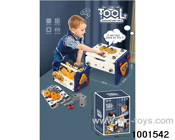 Children's tools in color box