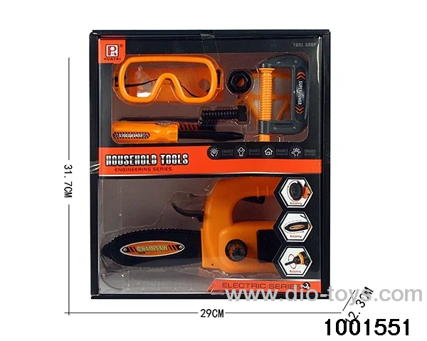Children's tools in color box