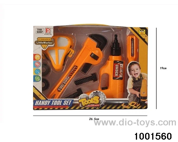 Children's tools in color box