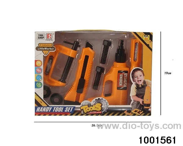 Children's tools in color box
