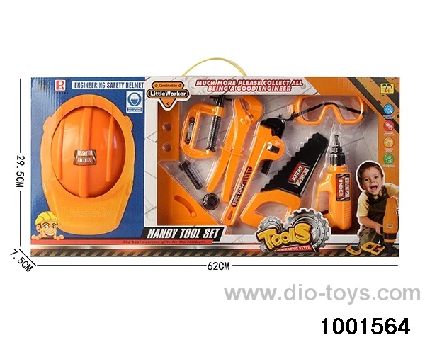 Children's tools in color box