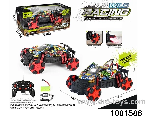 RC car in window box