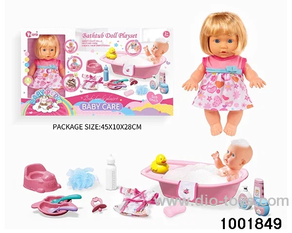 4-tone 9-inch baby bath suit in window box