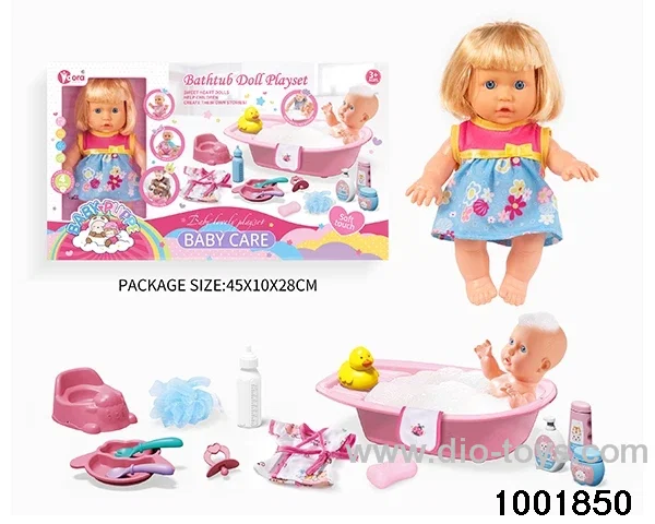 4-tone 9-inch baby bath suit in window box