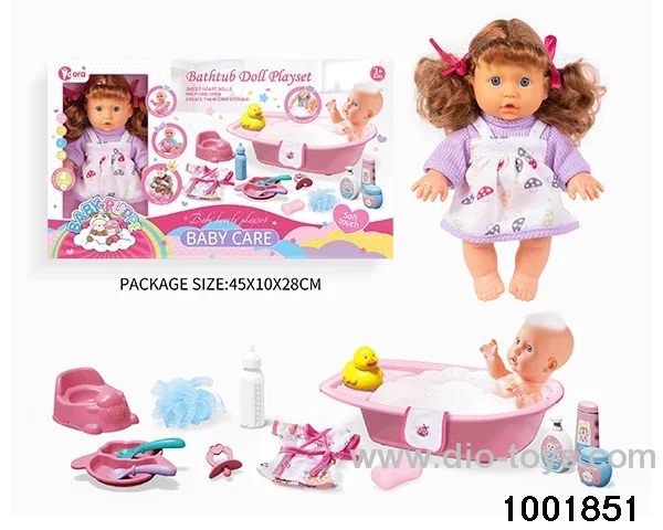 4-tone 9-inch baby bath suit in window box