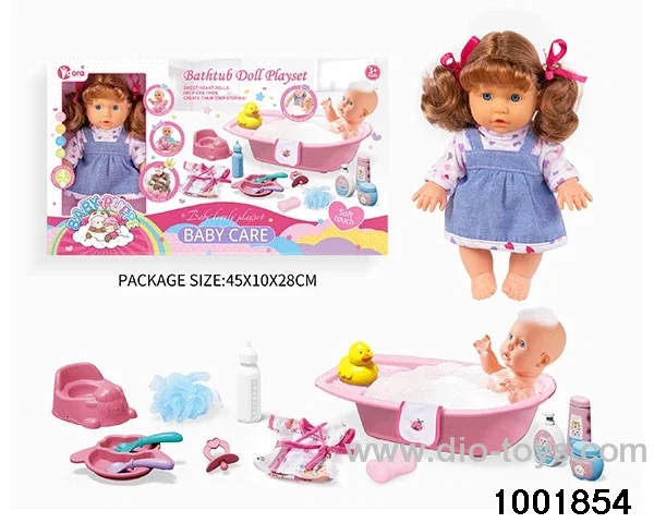 4-tone 9-inch baby bath suit in window box
