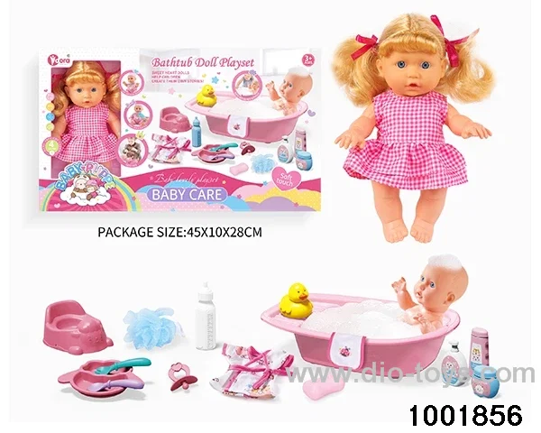 4-tone 9-inch baby bath suit in window box
