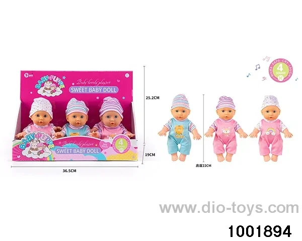 4-tone 9-inch doll in window box