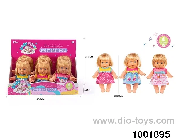 4-tone 9-inch doll in window box