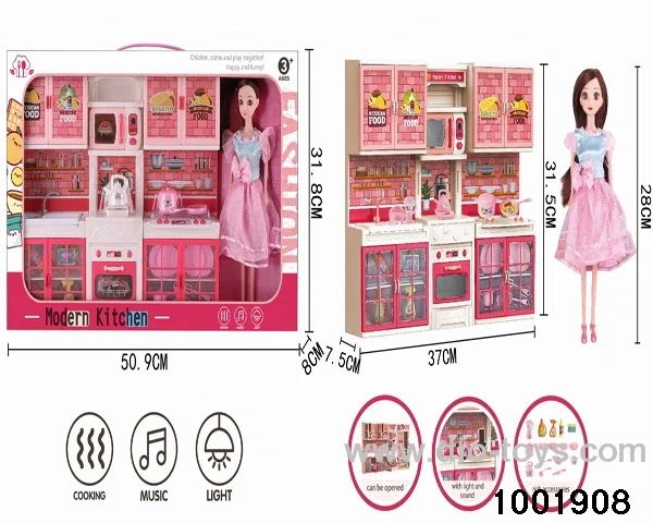 Kitchen set(Lighting and music not included 2*AA)