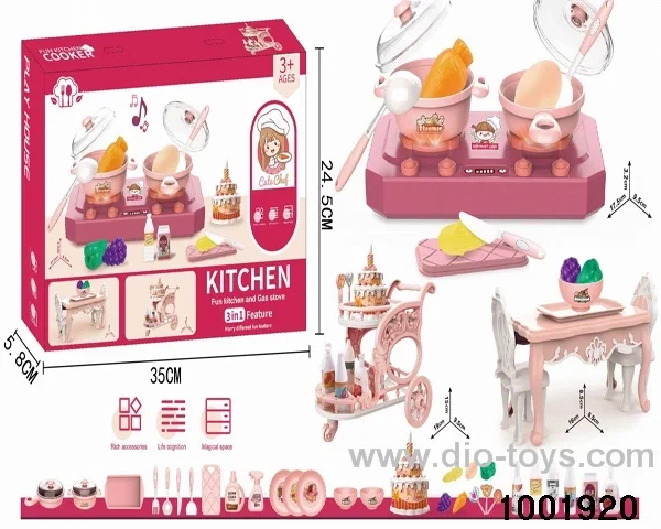 Kitchen set(Lighting and music not included 2*AA)