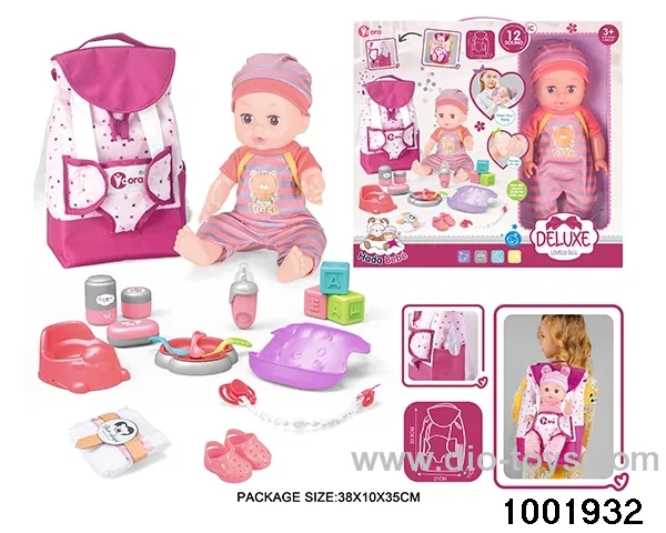 14-inch enamel doll with 12-tone IC in window box