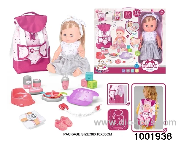 14-inch enamel doll with 12-tone IC in window box