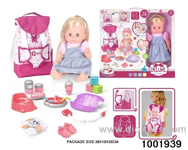14-inch enamel doll with 12-tone IC in window box