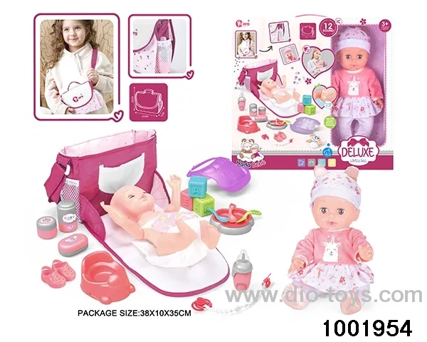 14-inch enamel doll with 12-tone IC in window box