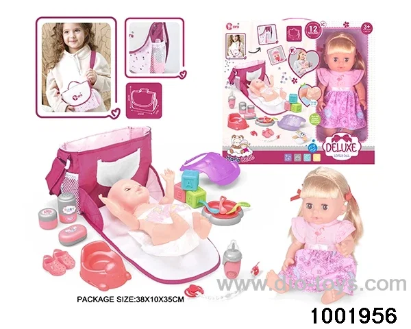 14-inch enamel doll with 12-tone IC in window box