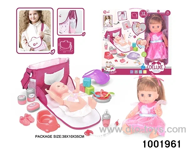 14-inch enamel doll with 12-tone IC in window box