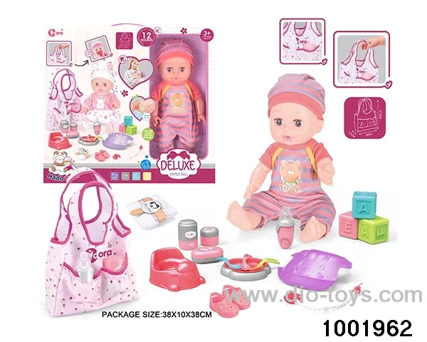 14-inch enamel doll with 12-tone IC in window box