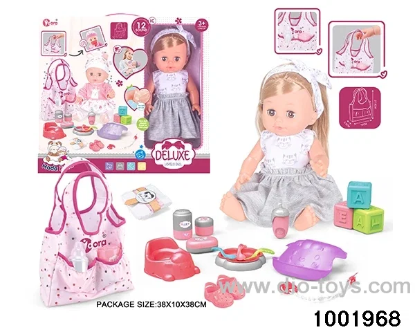 14-inch enamel doll with 12-tone IC in window box