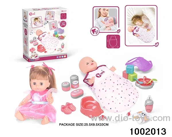 14-inch enamel doll with 12-tone IC in color box