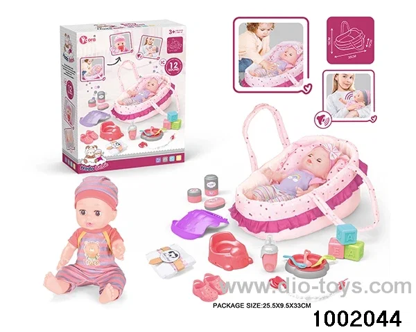 14-inch enamel doll with 12-tone IC in color box
