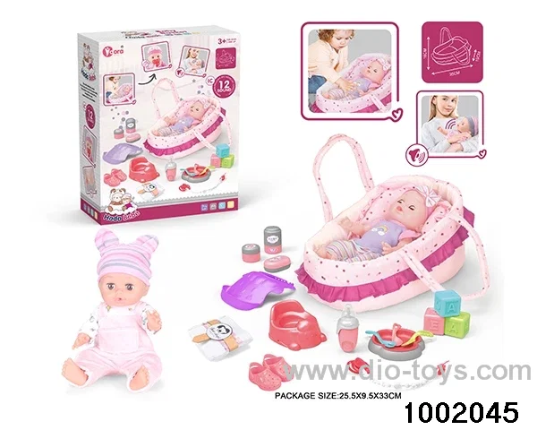 14-inch enamel doll with 12-tone IC in color box