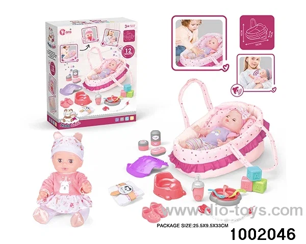 14-inch enamel doll with 12-tone IC in color box