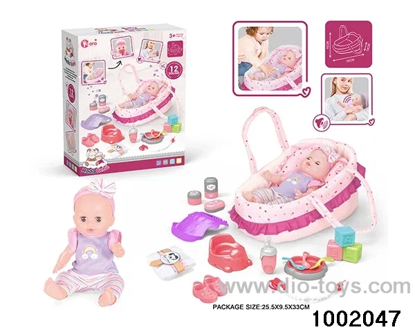 14-inch enamel doll with 12-tone IC in color box