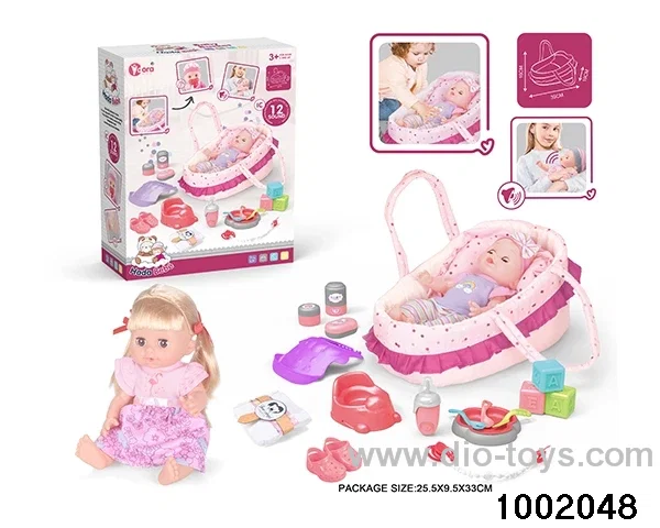 14-inch enamel doll with 12-tone IC in color box