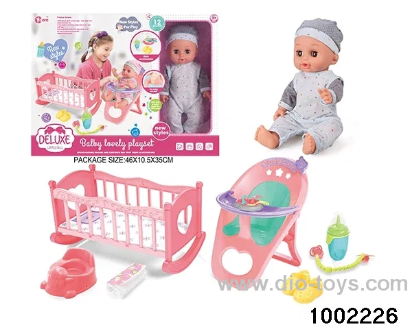 14-inch enamel doll with 12-tone IC in window box