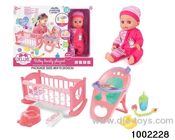 14-inch enamel doll with 12-tone IC in window box
