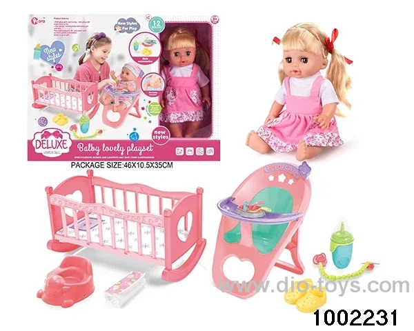 14-inch enamel doll with 12-tone IC in window box
