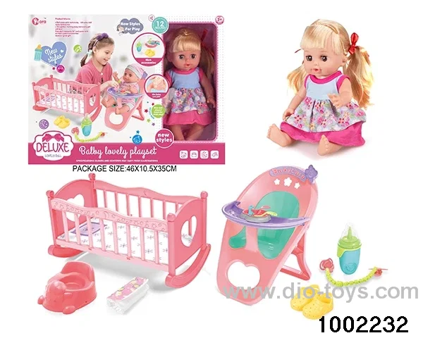14-inch enamel doll with 12-tone IC in window box